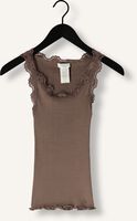 Bruine ROSEMUNDE Top SILK TOP W/ LACE Bruine ROSEMUNDE Top SILK TOP W/ LACE - medium
