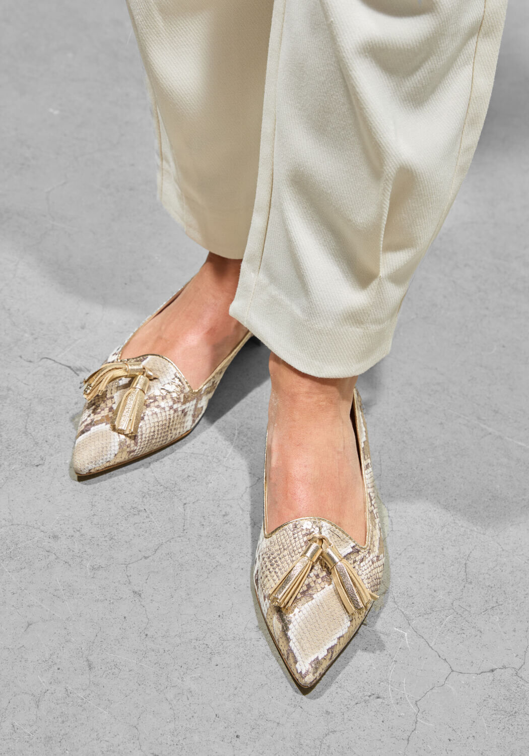 STEFANO LAURAN PISA Loafers en or - large