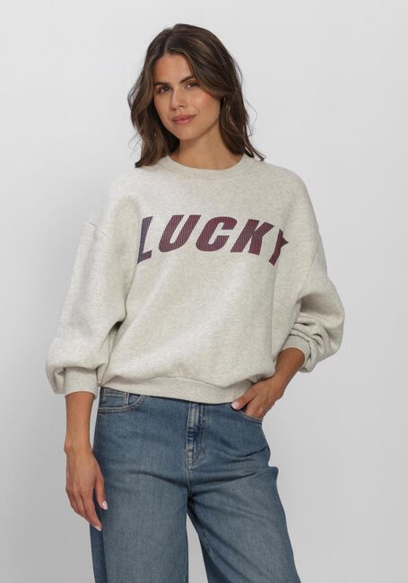 Lichtgrijze BY-BAR Sweater LILI SPEED SWEATER - large