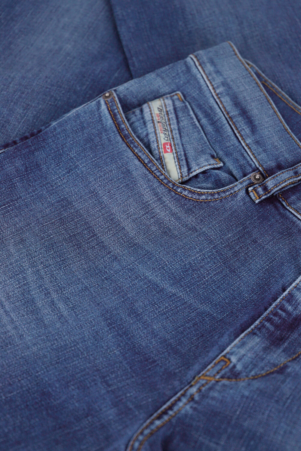 DIESEL Slim fit jeans 2019 D-STRUKT en bleu - large