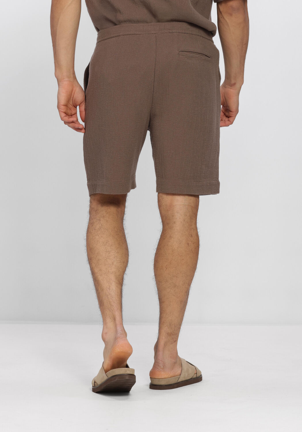 SELECTED MEN SLHREGCAL SHORTS Pantalons en marron - large