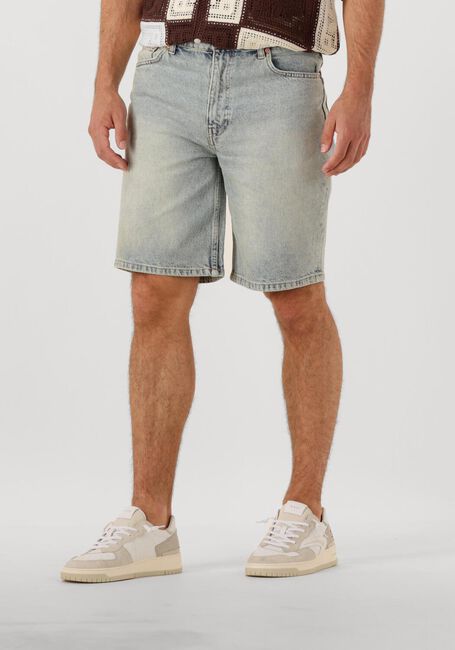Lichtblauwe WOODBIRD Jeans WBLEROY DAWN SHORT - large