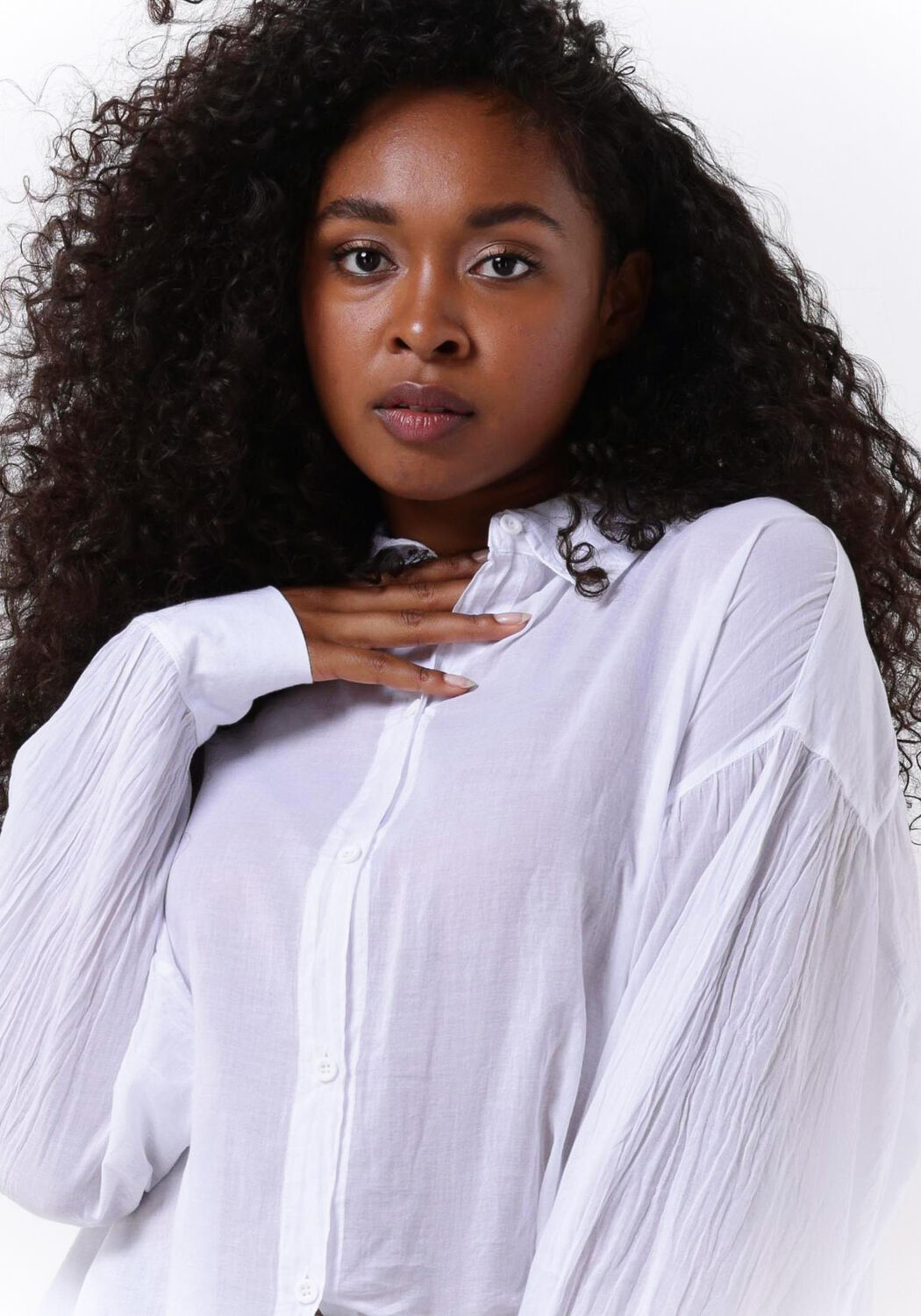 Wit overhemd dames oversized shop