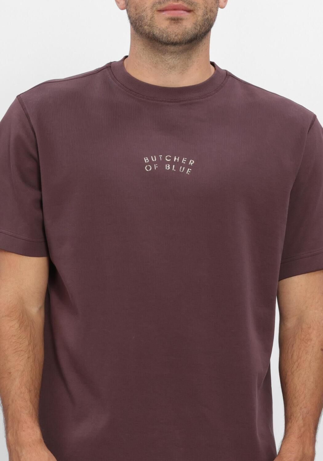 BUTCHER OF BLUE T-shirt MERCER LAYER LOOSE TEE Bordeaux - large