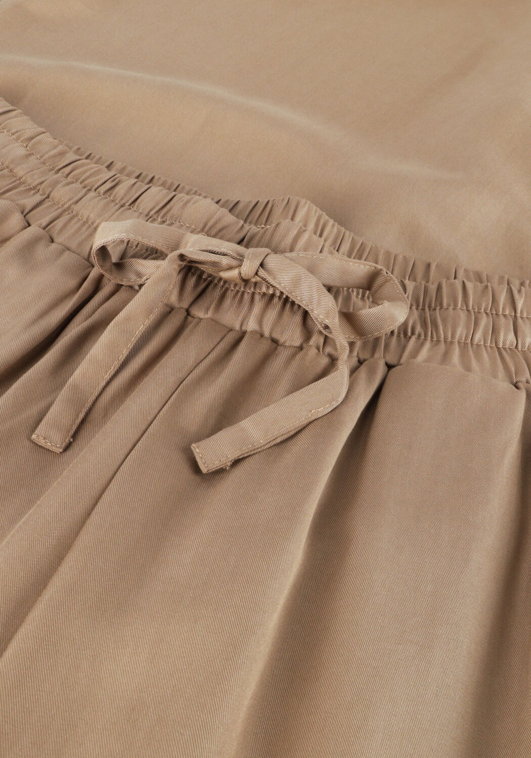 Beige OBJECT Wijde broek OBJTILDA TALULA LONG PANT - large