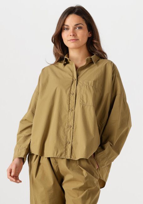 PENN & INK BLOUSE Blouses Olive - large