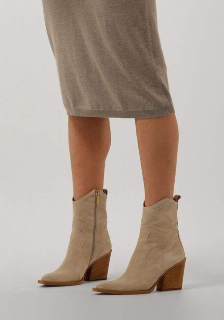 Beige NOTRE-V Enkellaarsjes AQ298 - large