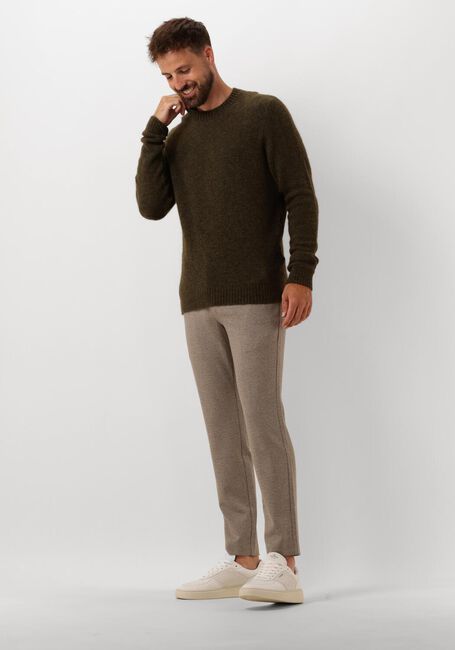 Donkergroene FORÉT Trui ALPINE KNIT - large