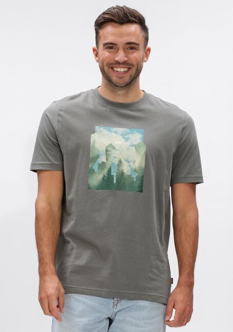 BOSS ORANGE T-shirt TE_COVER en gris - large