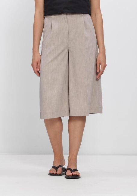 Bruine OBJECT Broeken/jumpsuits OBJIVALO HW LO BERMUDA SHORTS - large