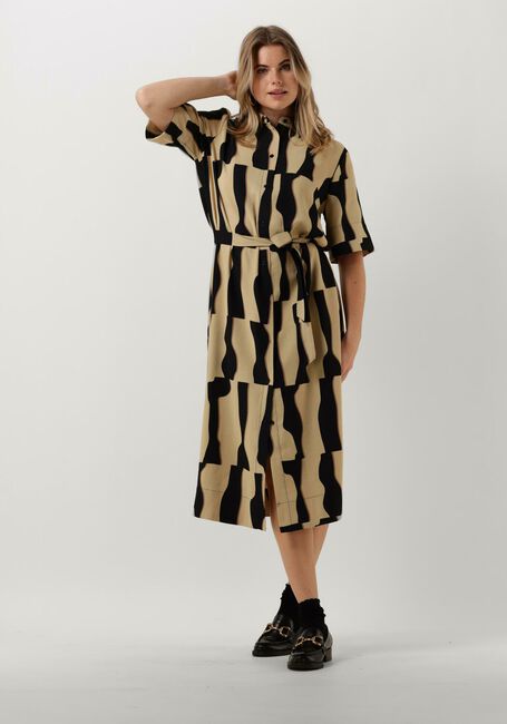 Beige MINIMUM Midi jurk IDINNA - large
