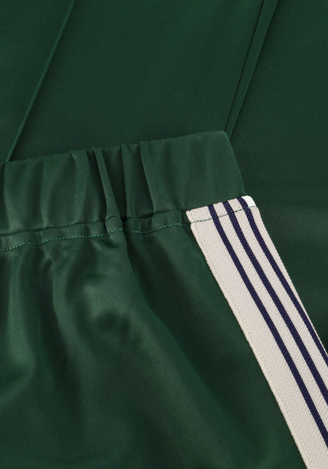 Donkergroene HAUTE L'AMITI&Eacute; Wijde broek BAGGY TRACK TALL PANTS - large