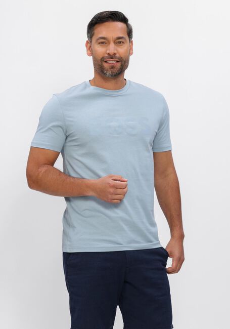 Lichtblauwe BOSS ORANGE T-shirt THINKING_1 - large