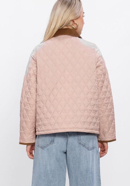 BARBOUR Jack ICONS CROPPED LEDDESDALE QUILTED JACKET en beige - large