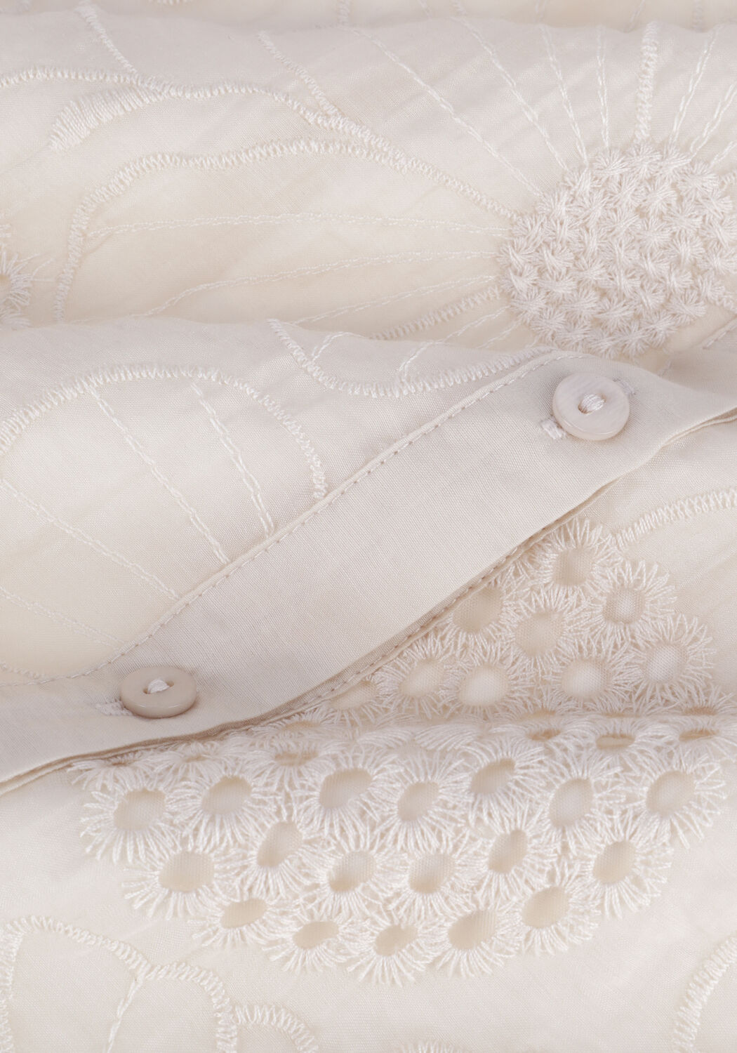 BRUUNS BAZAAR CLEMATIS CARO SHIRT Blouses Cr&egrave;me - large