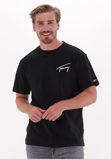 TOMMY JEANS T-shirt TJM TOMMY SIGNATURE TEE en noir - large