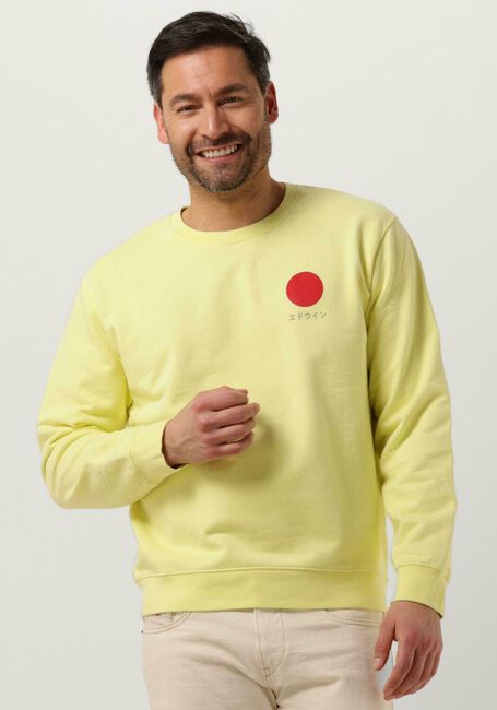 Gele EDWIN T-shirt JAPANESE SUN SUPPLY TS SINGLE JERSEY - large