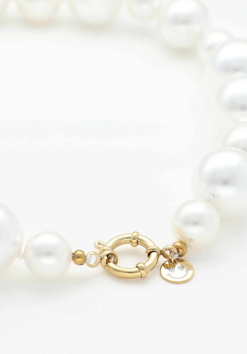 Witte BONNIE STUDIOS Sieraad FRED CHUNCKY NECKLACE - large