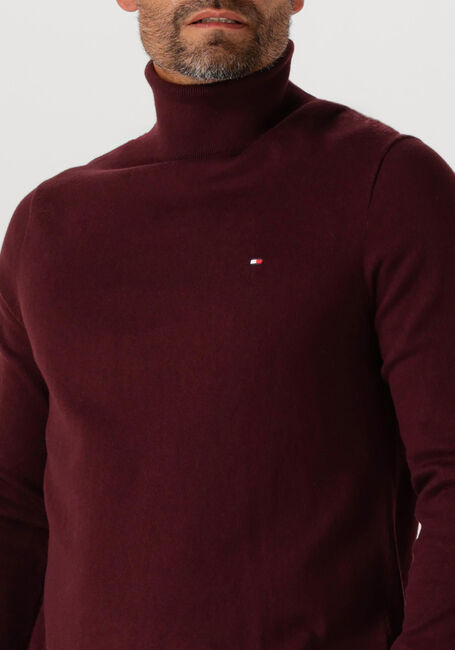 Bordeaux TOMMY HILFIGER Coltrui PIMA ORG CTN CASHMERE ROLL NECK - large
