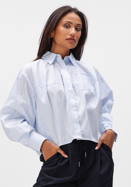HAUTE L'AMITI&Eacute; SOPHIE STRIPE SHIRT Blouses en bleu - large