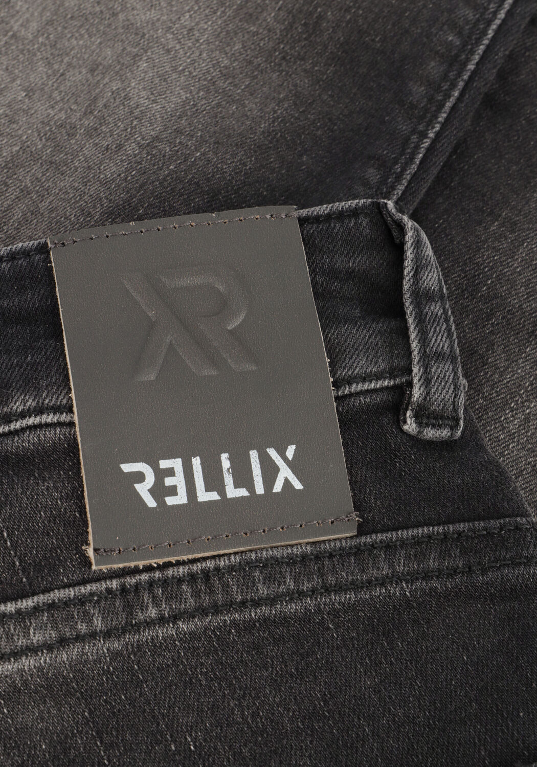 Zwarte RELLIX Jeans DENIM SHORT BLACK - large