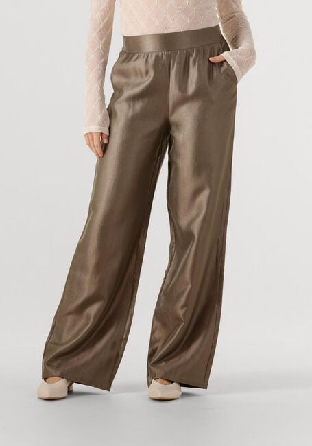 AIMEE THE LABEL Pantalon large SOLEIL en bronze - large