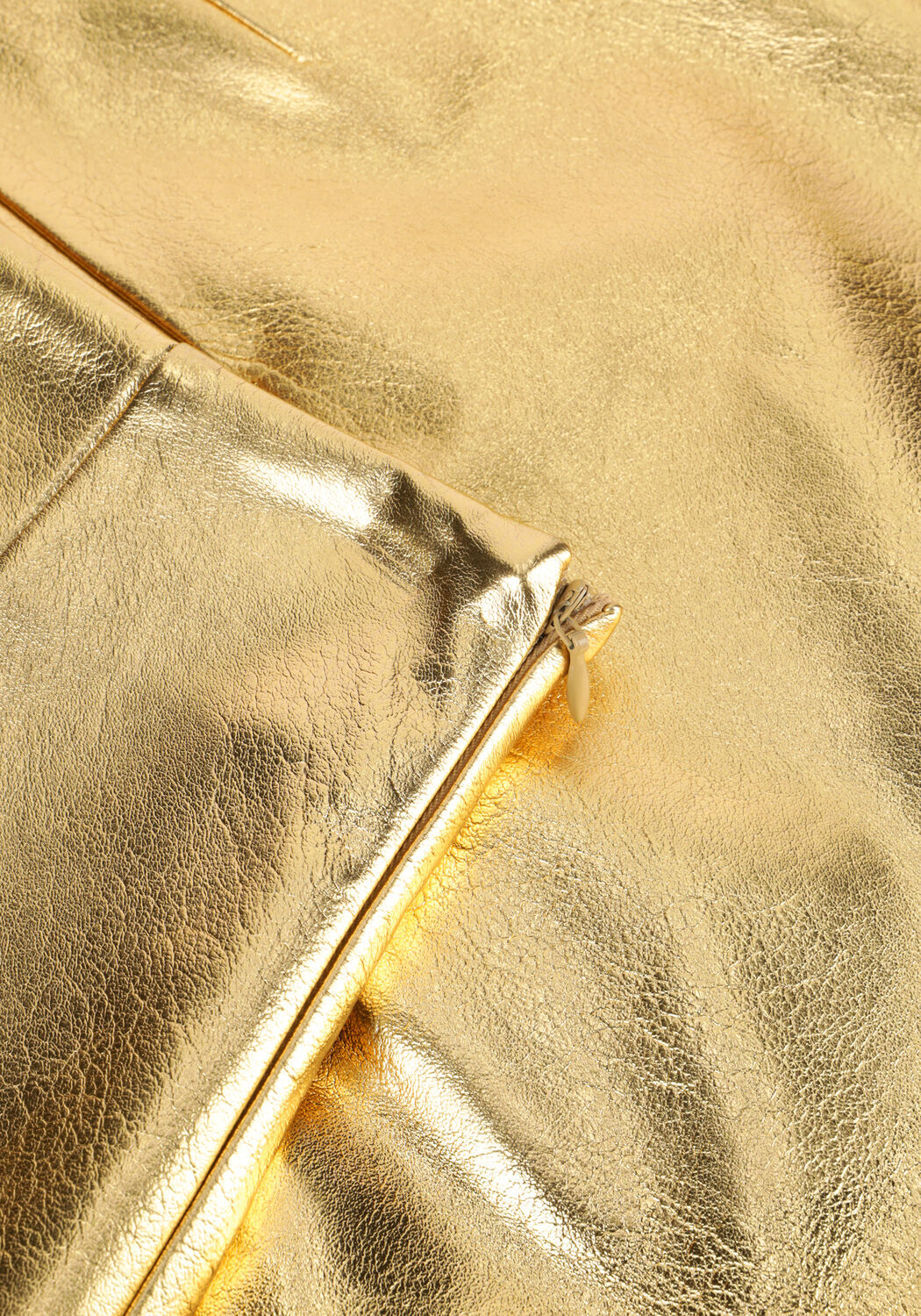 EDITED Mini-jupe MARJANE SKIRT en or - large