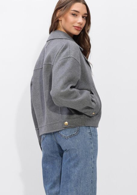 TOMMY HILFIGER Jack DF WOOL GOLD BUTTON PEACOAT en gris - large