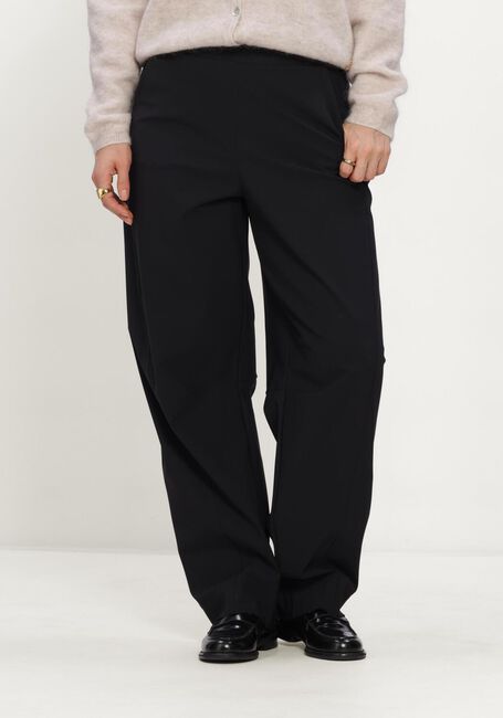 Zwarte STUDIO ANNELOES Wijde broek Marlise barrel trousers - large
