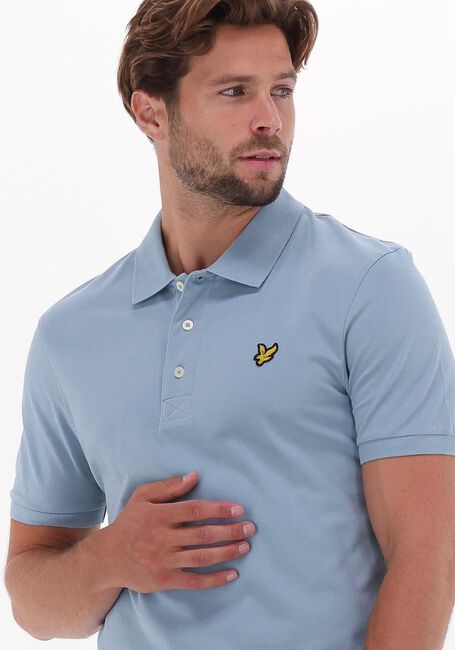 LYLE & SCOTT Polo PLAIN POLO SHIRT Bleu clair - large