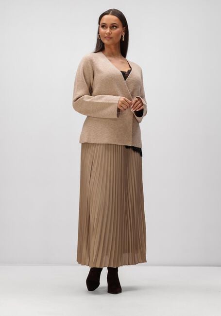 NEO NOIR Pull MARIE LOUISE KNIT CARDIGAN en beige - large