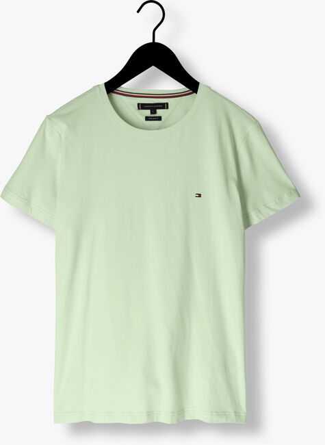 TOMMY HILFIGER T-shirt STRETCH SLIM FIT TEE Menthe - large