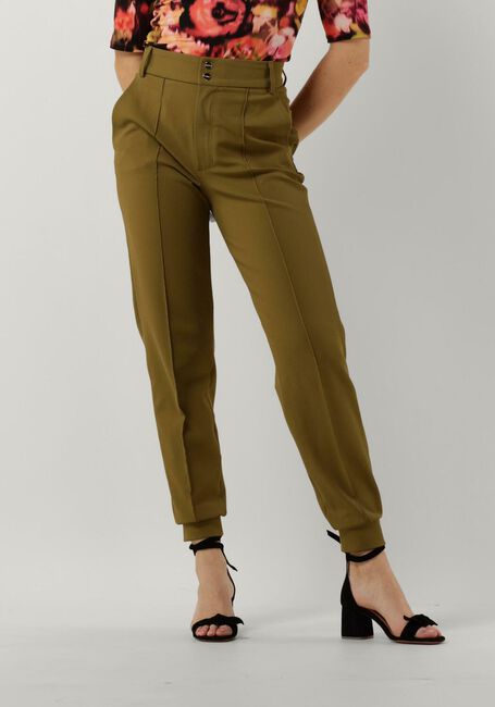 VANILIA Chino TWILL PANTA CHINO Olive - large