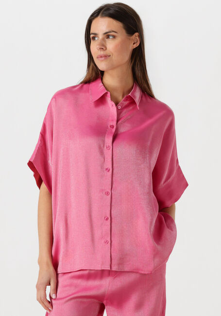 ALIX THE LABEL LADIES WOVEN SHINE BOXY BLOUSE Blouses en rose - large