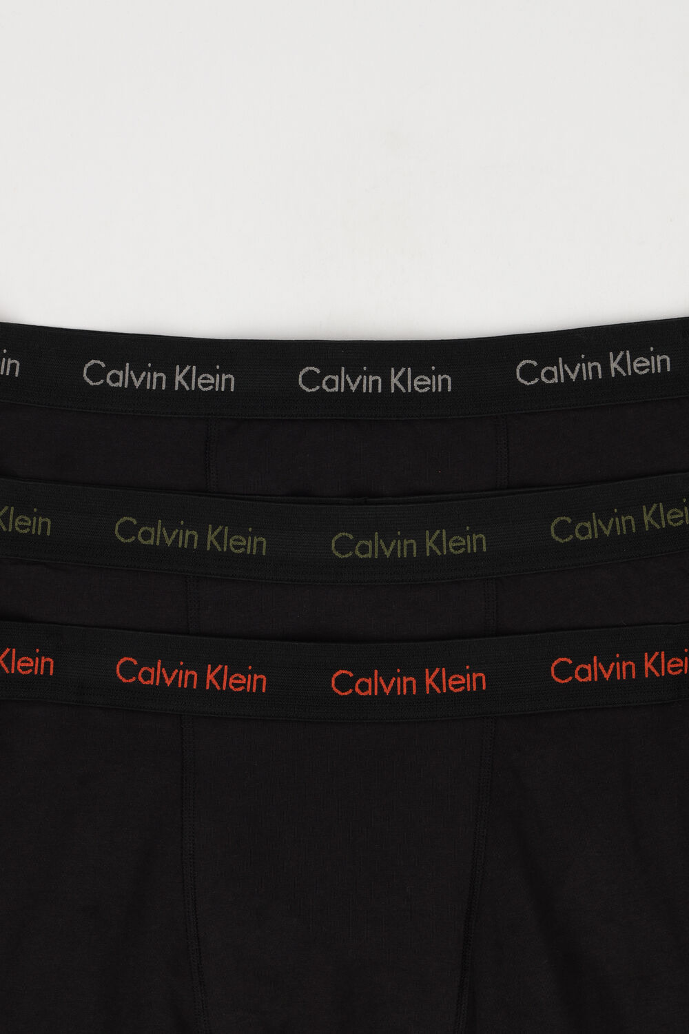 CALVIN KLEIN UNDERWEAR 3-PACK TRUNKS Boxer en noir - large