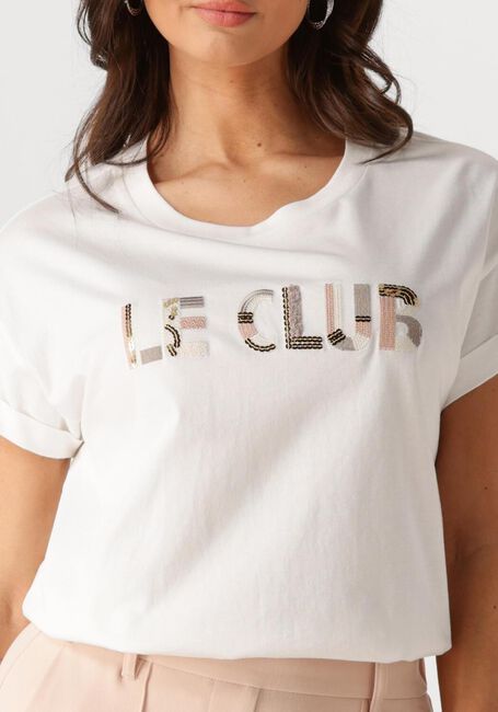 Gebroken wit NUKUS T-shirt FEMKE SHIRT LE CLUB - large