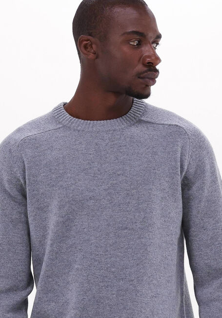 Grijze SELECTED HOMME Trui NEWCOBAN LAMBS WOOL CREW NECK W - large