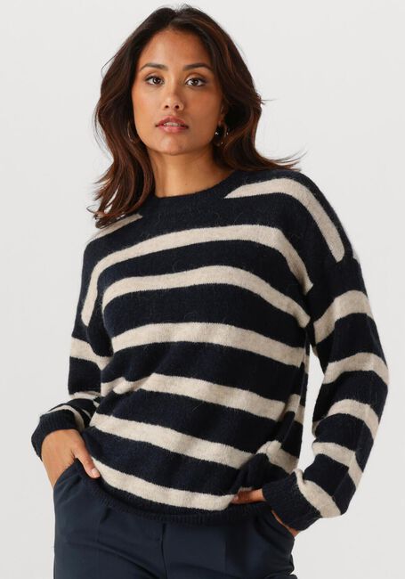 Donkerblauwe MSCH COPENHAGEN Trui MSCHFESTINA HOPE PULLOVER STP - large