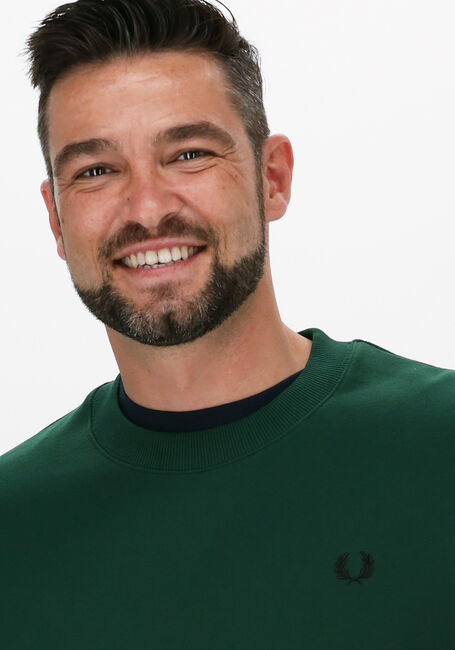 FRED PERRY Pull CREW NECK SWEATSHIRT en vert - large