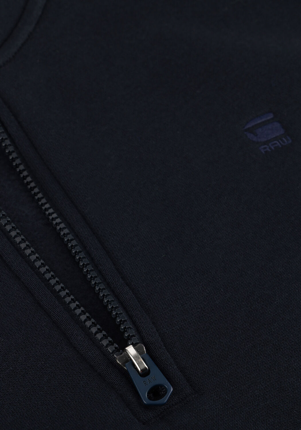 Donkerblauwe G-STAR RAW Sweater PREMIUM CORE HALF ZIP R SW L\S - large