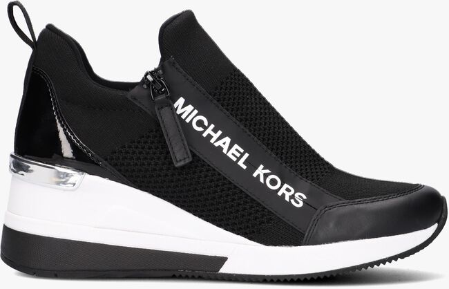 MICHAEL KORS WILLIS WEDGE TRAINER Baskets montantes en noir - large