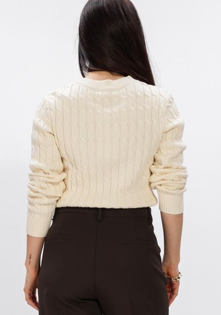 TOMMY HILFIGER Pull CO CABLE MID GG C-NK LS SWT Cr&egrave;me - large