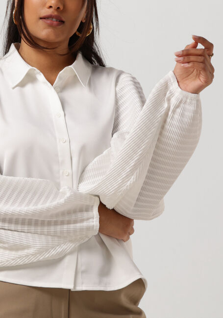 Witte ANOTHER LABEL  MACY PLEATED SHIRT - large