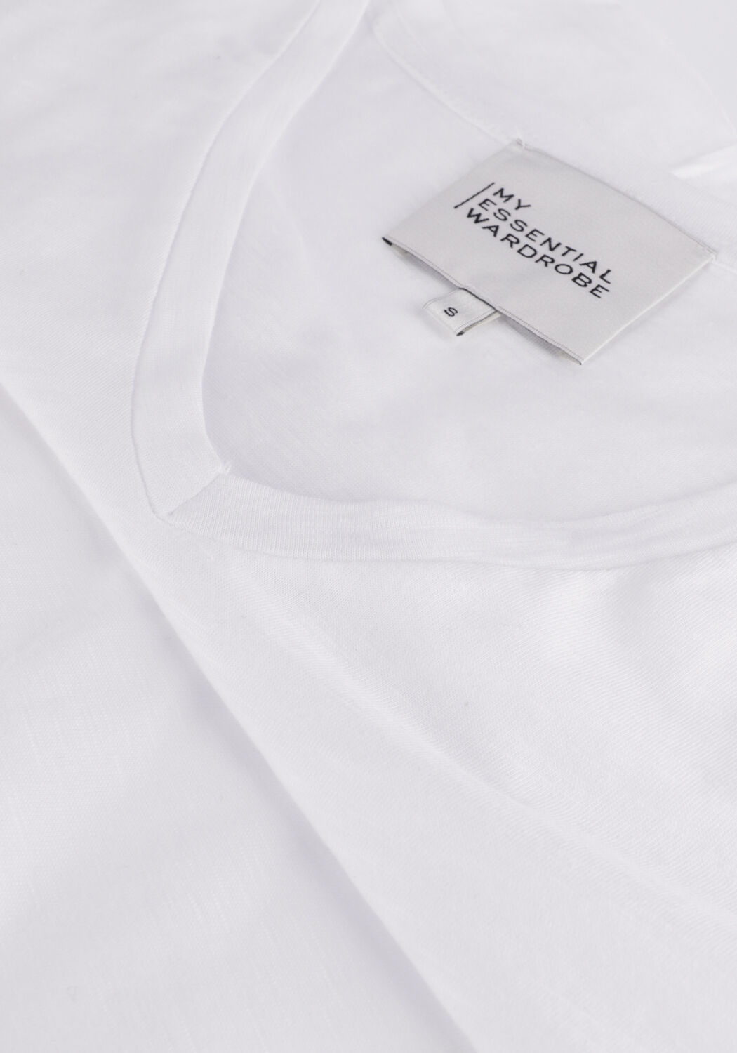 MY ESSENTIAL WARDROBE T-shirt 08 THE VTEE SLUB YARN JERSEY en blanc - large