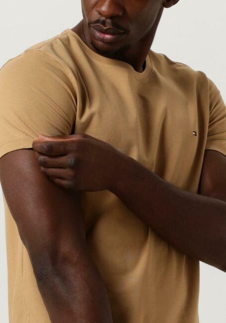 TOMMY HILFIGER T-shirt STRETCH SLIM FIT TEE Kaki - large