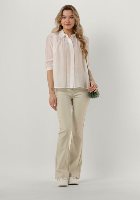 Gebroken wit MINUS  ANEDA 3/4 SLEEVE SHIRT - large