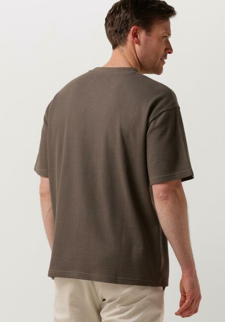 WOODBIRD T-shirt WBBAINE WAFFEL TEE en marron - large