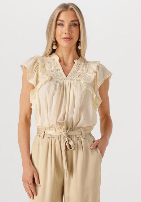 NEO NOIR JAYLA S VOILE TOP Blouses en jaune - large
