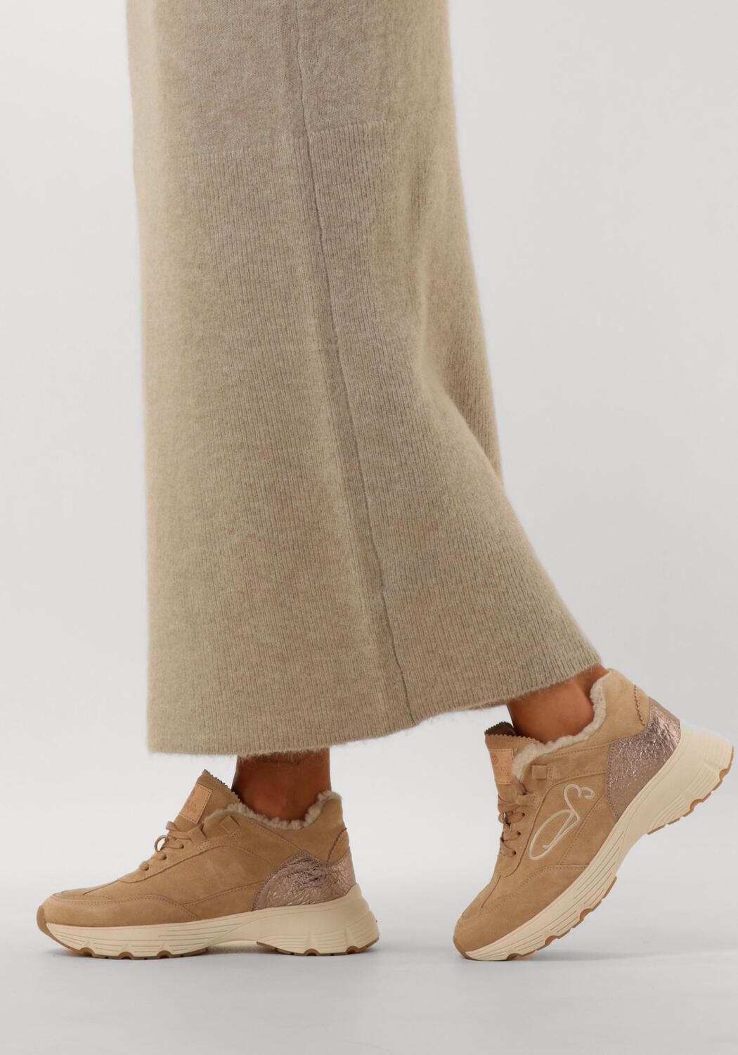 Zand FRED DE LA BRETONIERE Sneakers MARIOLA SIGN TEDDY LINING - large