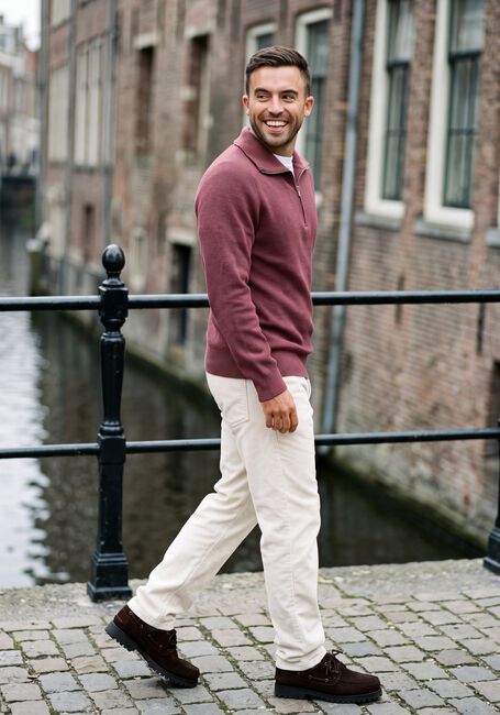JC RAGS Pull PULLOVER HALF ZIP EDGAR Bordeaux - large